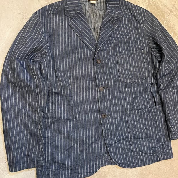 RRL 더블알엘 인디고 핀스트라이프