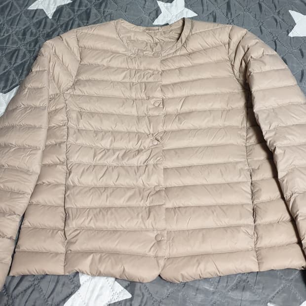 지오다노 덕다운 경량 곱창 패딩 (M)