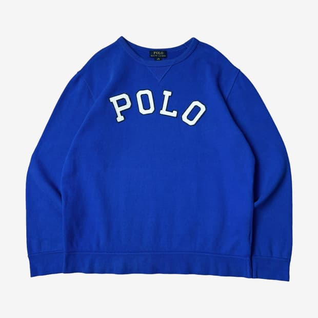 폴로 랄프로렌 신형 블루 로고 맨투맨