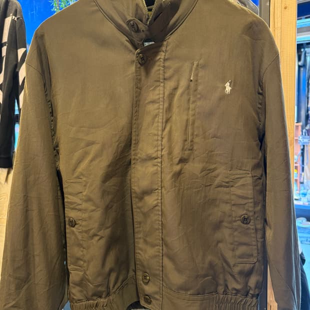 폴로 랄프로렌 화이트포니 카키 블루종