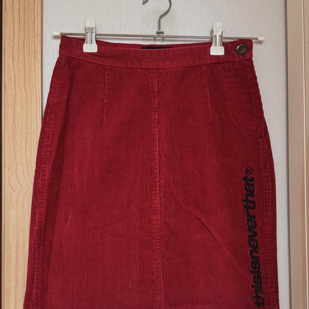 디네댓 코듀로이 스커트 S