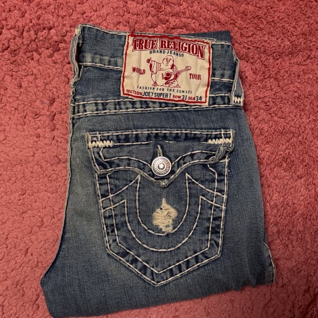 트루릴리전 조이 슈퍼티 부츠컷 데님