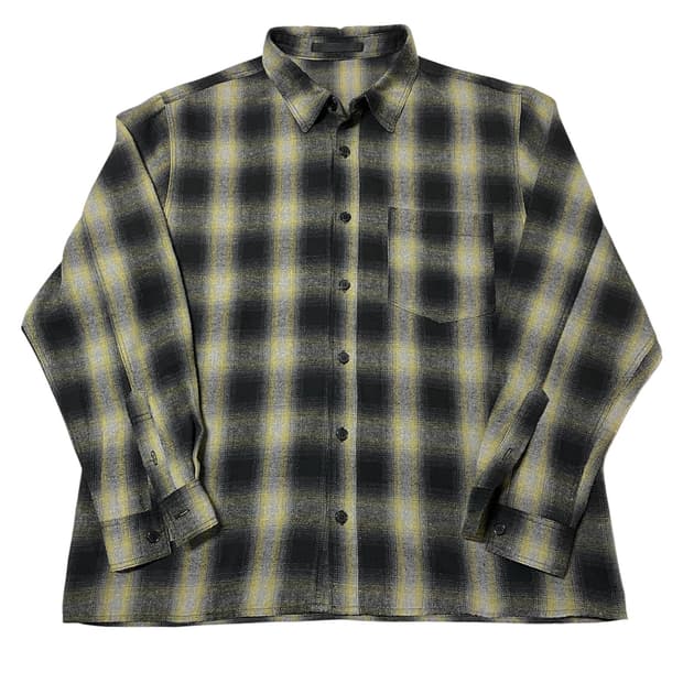 HTAE 80s American Check Shirts Yellow 3