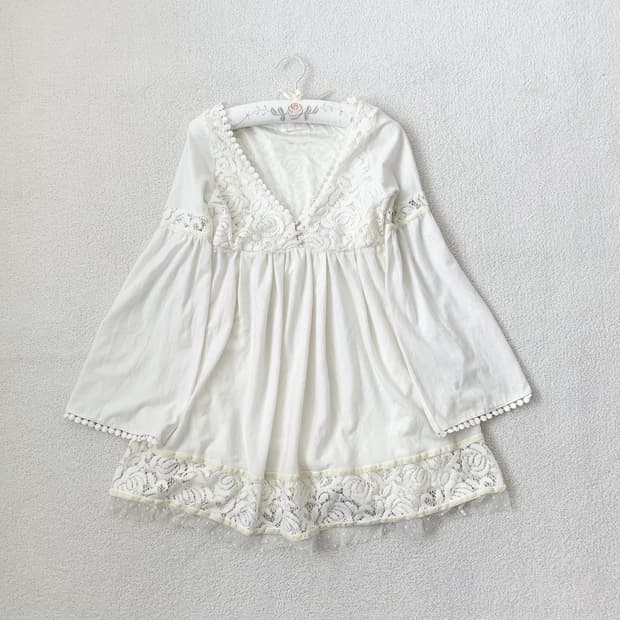 Liz lisa 달천 크림화이트 여리핏 원피스