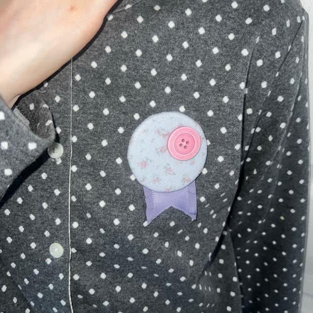 패브릭 로제트뱃지