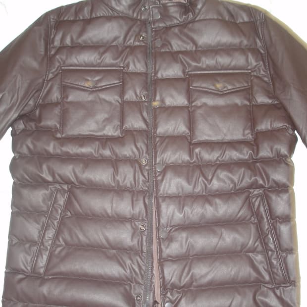 마틴발 레더다운자켓