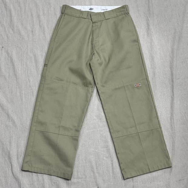 디키즈 더블니 베이지 워크팬츠 32