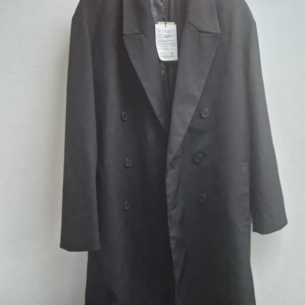 새제품 XL) 커스텀 어클락 더블버튼 코트 팝니다