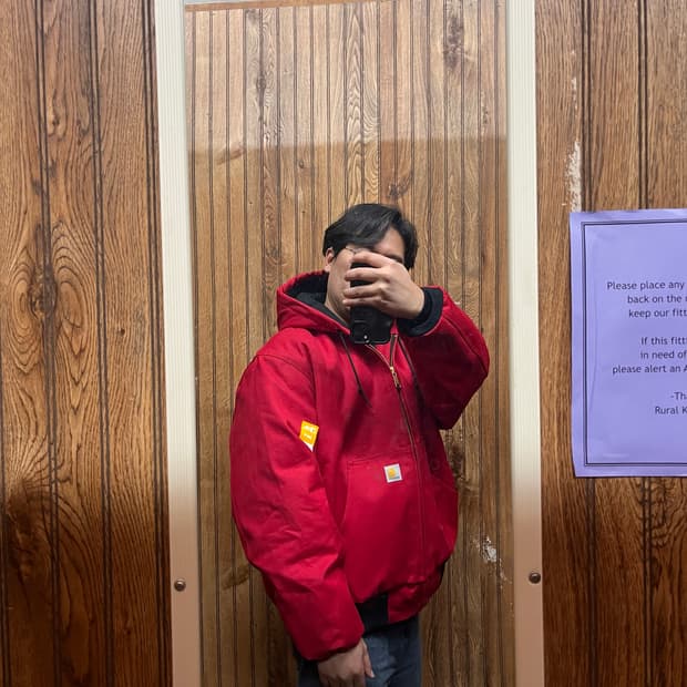 [새상품/레어] 칼하트 J140(OJ0140) 액티브 자켓 레드 XL