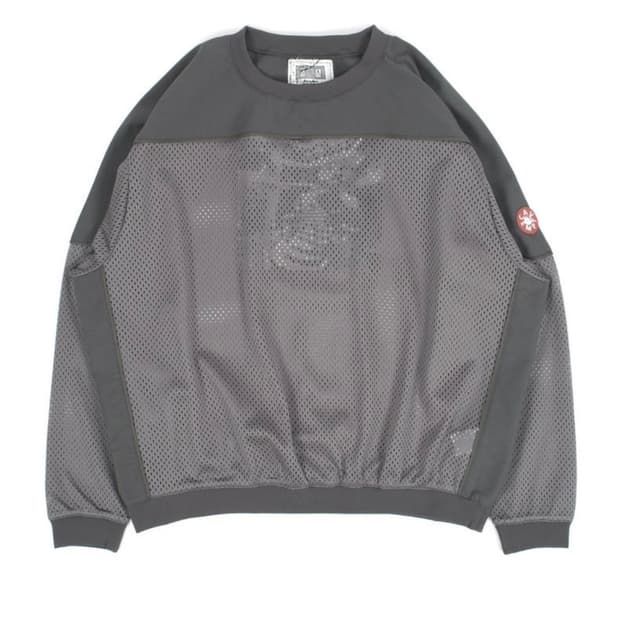 [XL] 카브엠트 메쉬 트랙 크루 넥 스웨트셔츠