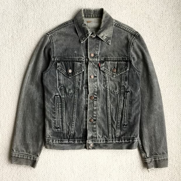 80’s levis 리바이스 70506 블랙 데님자켓