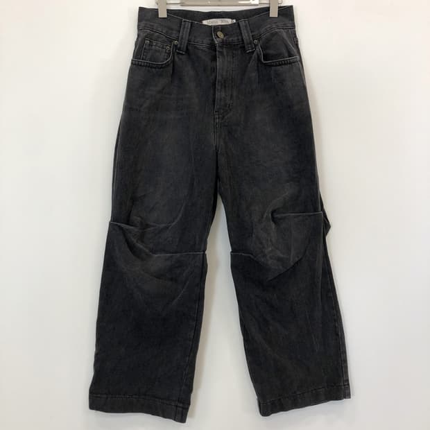 마뗑킴 커브드 진 와이드 데님 28 인치