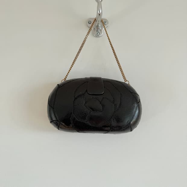 Cora Jacobs 빈티지 레더 프레임백