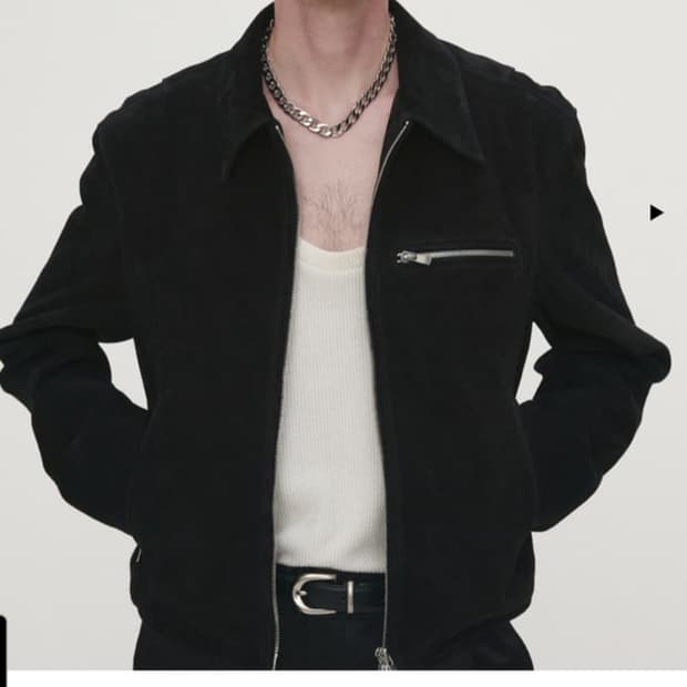 토니웩 스웨이드 블루종