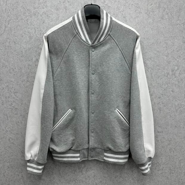 FREE 베이스볼 남자 바시티 블루종 자켓