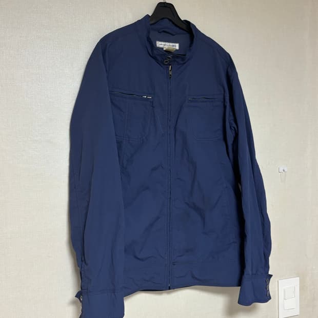 꼼데가르송 나일론 바이커 자켓