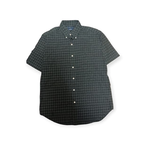 폴로 체크 반팔 셔츠