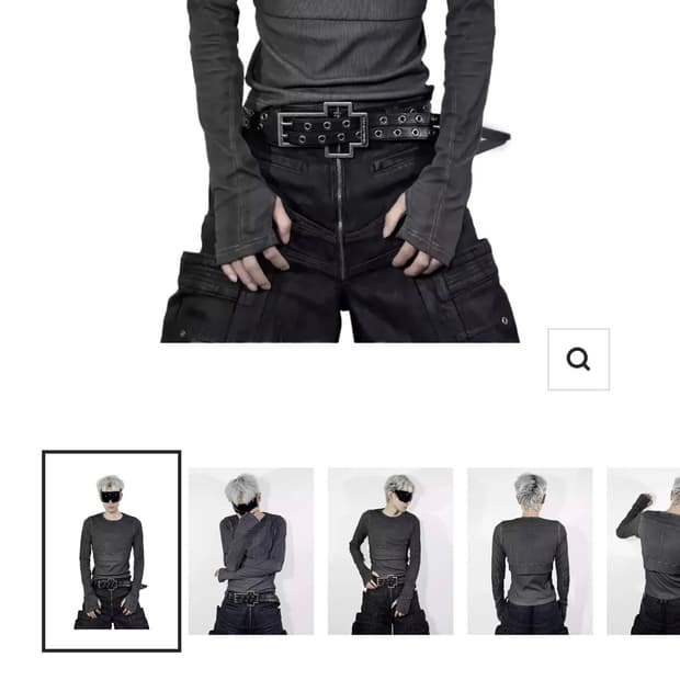 [새상품] 일본브랜드 크로스 스티치 롱슬리브