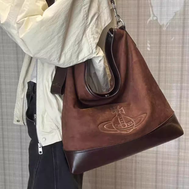 비비안웨스트우드 브라운 낸시 호보백 숄더백