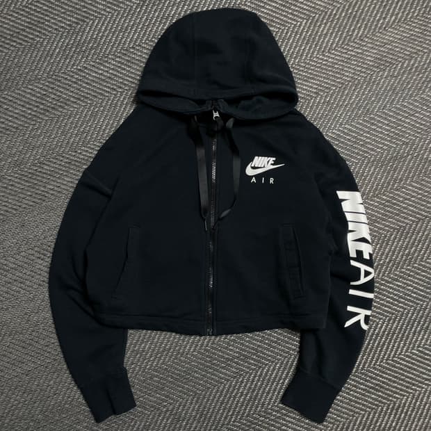 나이키 에어 우먼스 크롭 후드 집업o 5117