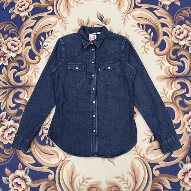 (우먼즈S)리바이스 Levis 웨스턴 데님 셔츠