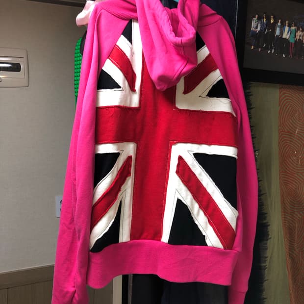 영국기 후드집업