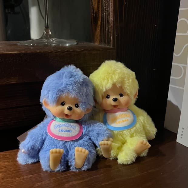 하늘색 몬치치 키링 (왼쪽)