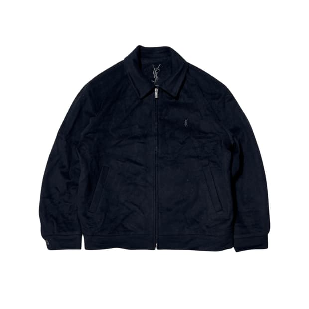 입생로랑 YSL 캐시미어 모직 블루종 자켓 105