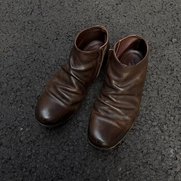 padrone side zip boots