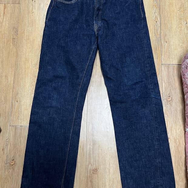 택포19) 풀카운트 0105w 32x32 셀비지 데님팬츠