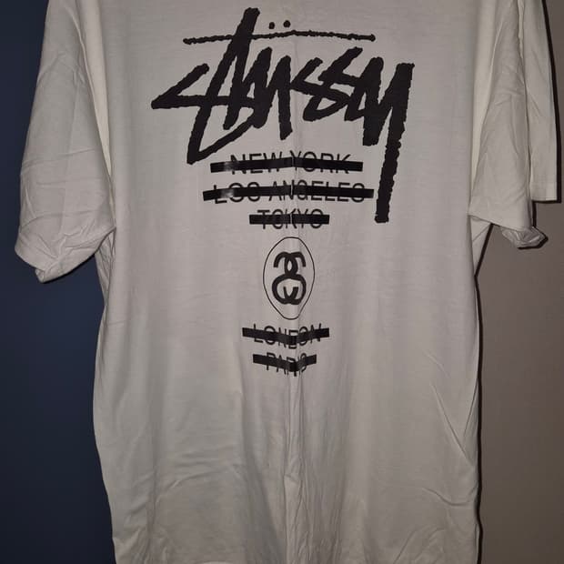 Stussy 스투시 월드투어 티셔츠
