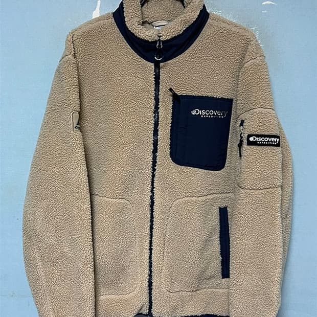 디스커버리 남자 뽀글이점퍼 하이넥 추동 L 100