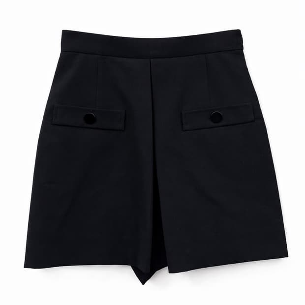 Sandro 하이웨이스트 숏팬츠 블랙 새상품 36