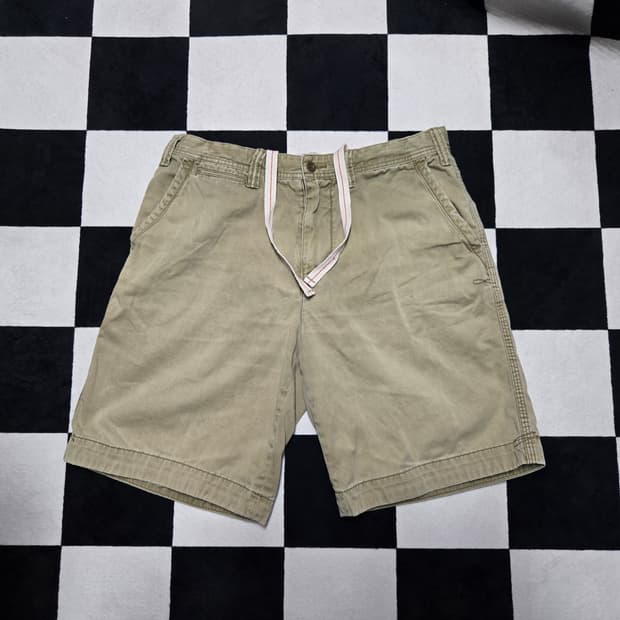 32 폴로랄프로렌 빈티지 하프 쇼츠 카키
