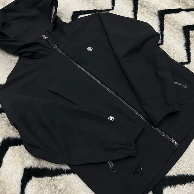 [M]하이드로겐 더미작스 방수 후드자켓/블랙