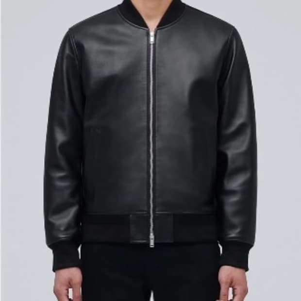 무탠다드 램스킨 블루종 자켓 2xl