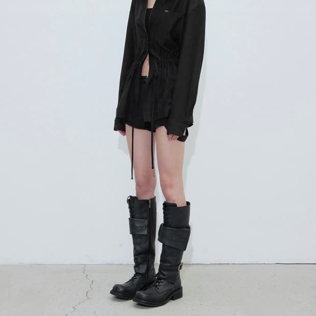 보헴서 투웨이 집업 셔츠