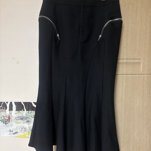 꼼데 준야와타나베 지퍼 포인트 스커트