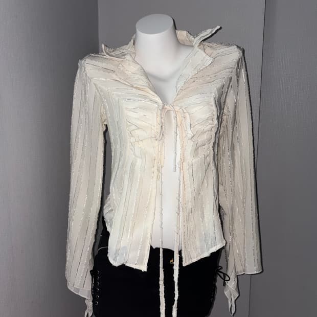 Vintage Ivory Whisper Cardigan
