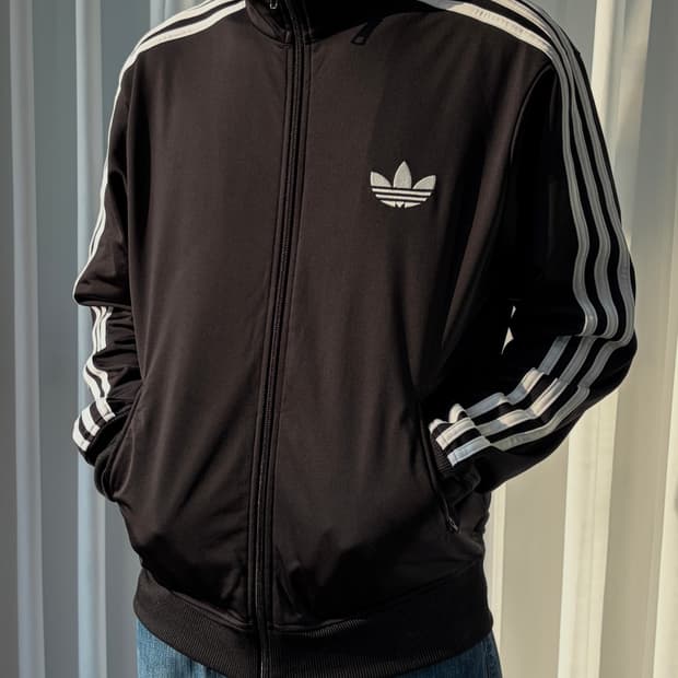 [XL]아디다스 구형 파이어버드 블랙 트랙탑 져지