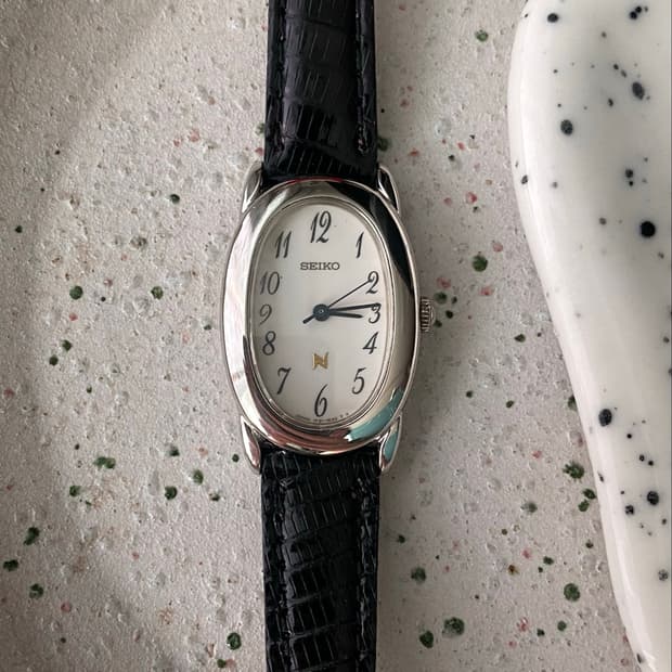 Seiko 세이코 노이에 실버 쿼츠