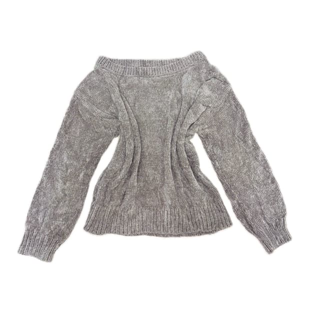 빈티지 회색 모리 니트 라떼갸루 히메갸루 오네갸루 로걀 페어리 긱시크