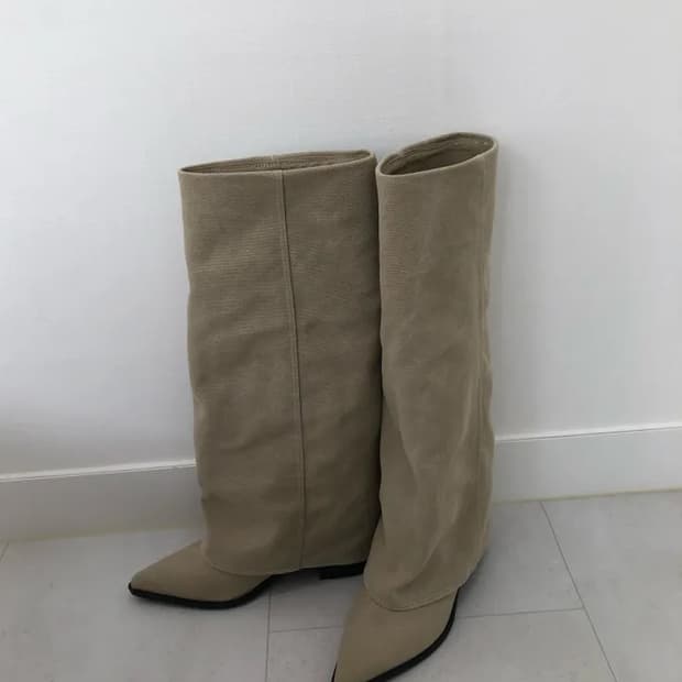 스틸레토 폴딩 롱부츠 230사이즈