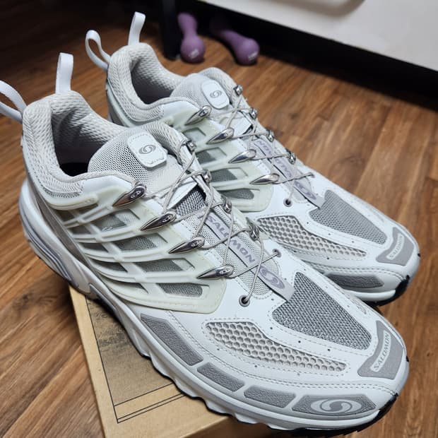 살로몬 acs pro adv 메탈 프로스트 그레이 