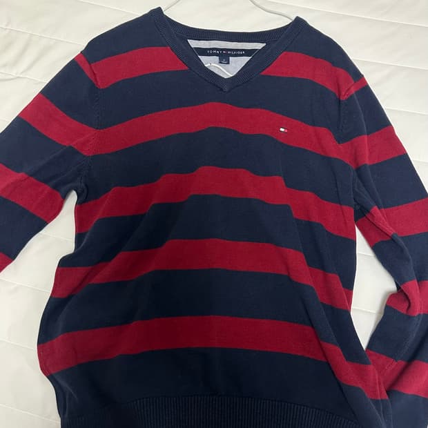 타미 힐피거 단가라 니트