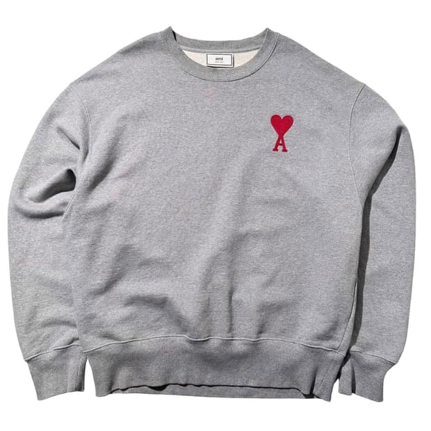 AMI 아미 빅하트 로고 맨투맨