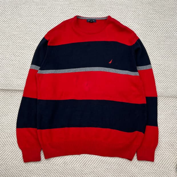 노티카 스트라이프 니트 r2264