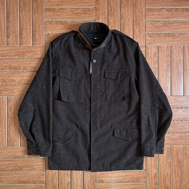 Slick M-65 type wool nep field jacket