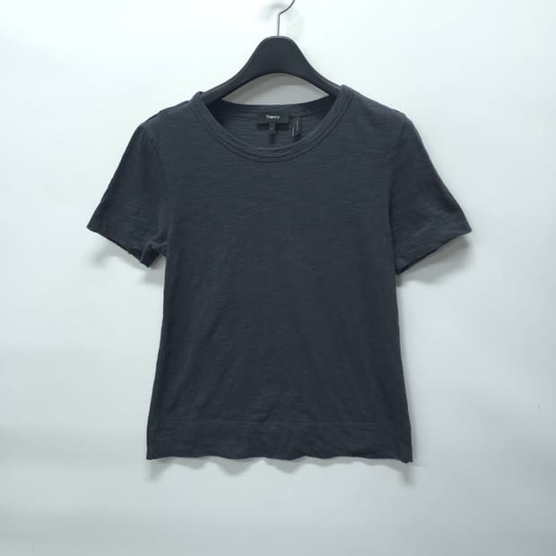 띠어리(Theory) 슬라브 코튼 반팔 ( 여성Free )