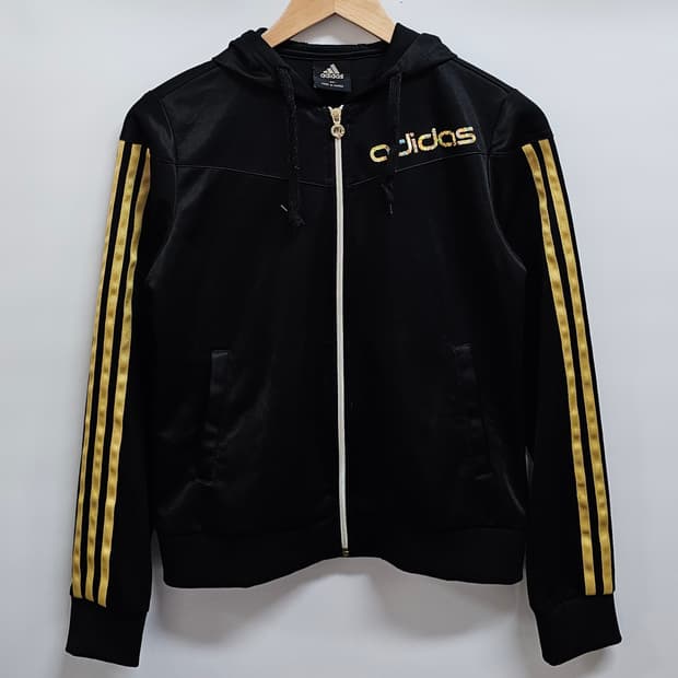 아디다스 여성 검골 후드져지 90